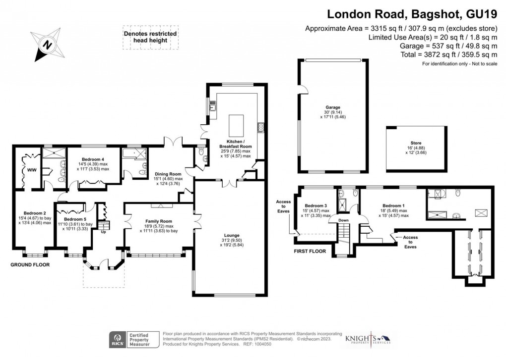 Floorplan for London Road, Bagshot