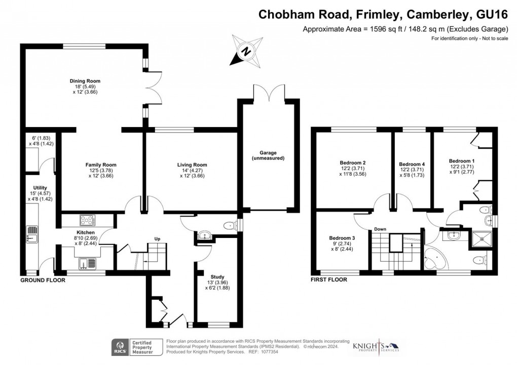 Floorplan for Chobham Road, Frimley, Camberley