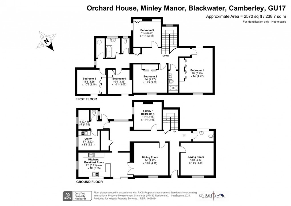 Floorplan for Minley Manor, Blackwater, Camberley