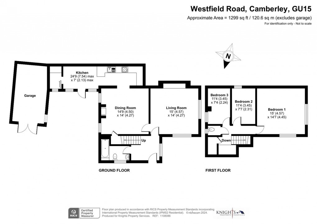 Floorplan for Westfield Road, Camberley